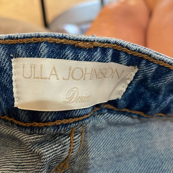 Ulla Johnson Dark Blue Straight Leg Jeans - Picture 3 of 4